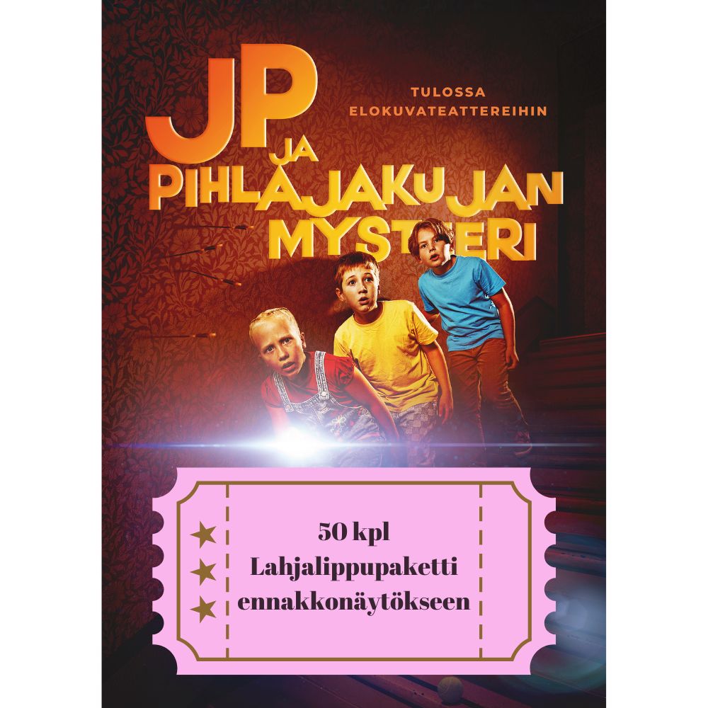 50 kpl - Lahjalippupaketti (itse jaettavaksi)